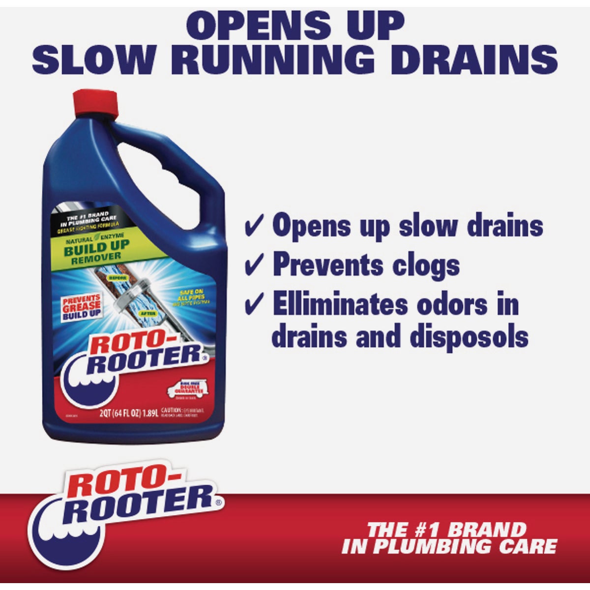 Roto-Rooter 64 Oz. Build Up Remover Image 2