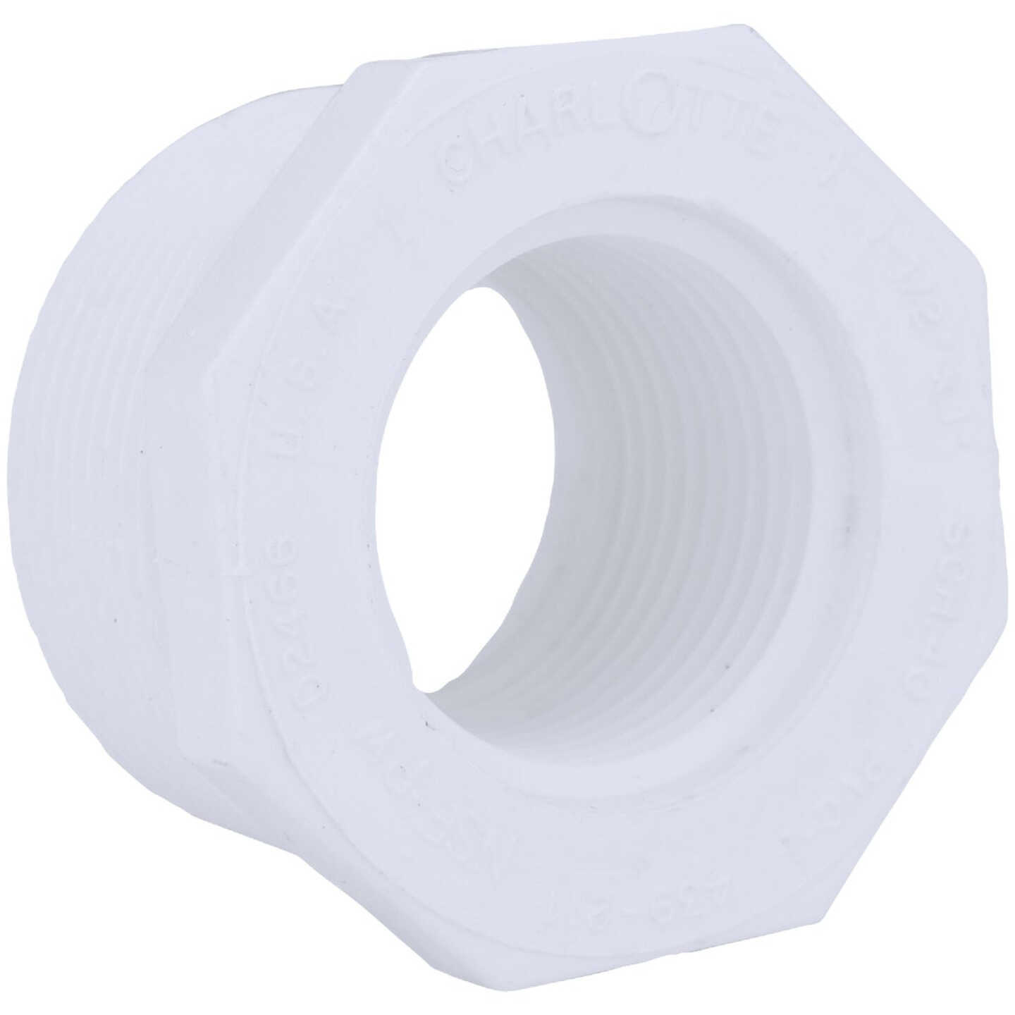 Charlotte Pipe 1-1/2 In. MPT x 1 In. FPT Schedule 40 PVC Bushing Image 1
