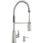 Moen Edwyn Stainless Steel Single-Handle High-Arc Kitchen Faucet Image 1