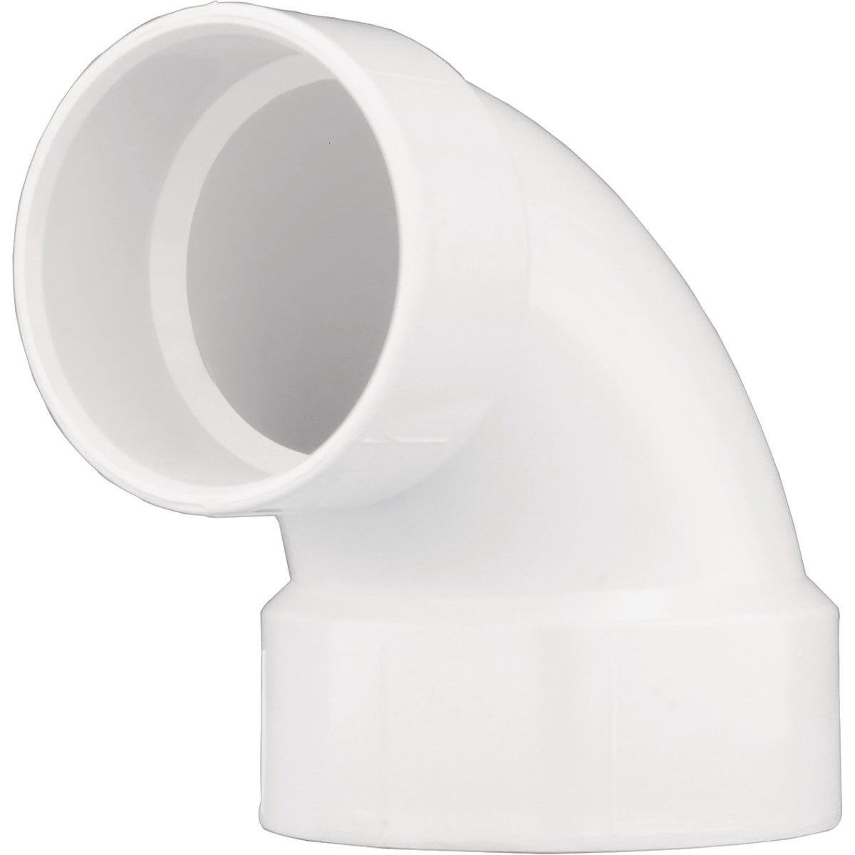Charlotte Pipe 4 In. x 3 In. Schedule 40 90 Deg. PVC Reducing Closet Bend DWV PVC Elbow (1/4 Bend) Image 1