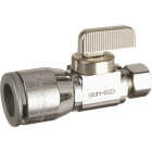 dahl 1/2 In. QUICK-GRIP x 3/8 In. OD Comp Straight Plated Supply Stop Image 1