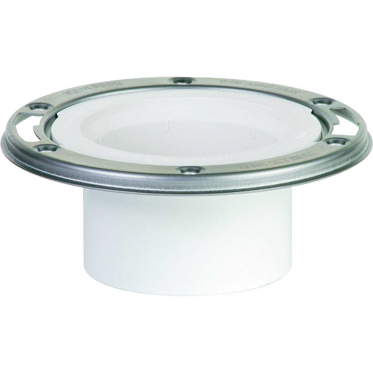 Sioux Chief 4 In. Schedule 40 DWV PVC Closet Flange Image 1