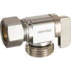 dahl 5/8 In. OD Comp (1/2 In. Nom.) x Male Hose Angle Plated Hose Valve Image 1