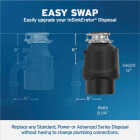 Insinkerator Power 1 HP Garbage Disposer, 7 Year Warranty Image 4