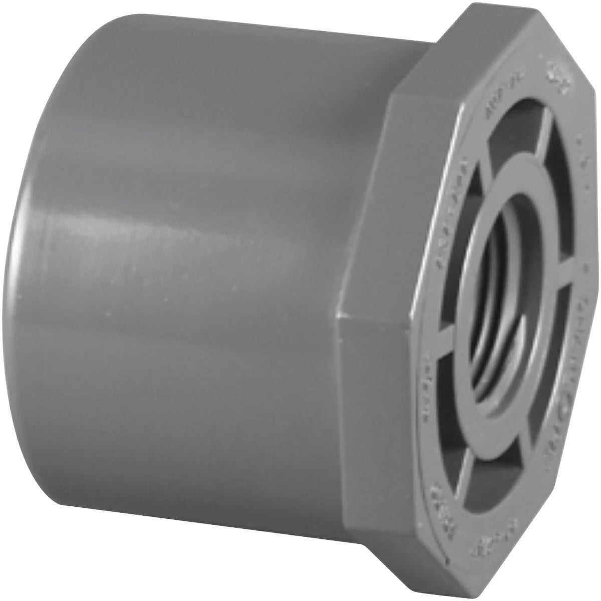 Charlotte Pipe 1-1/2 In. Spigot x 3/4 In. FIP Schedule 80 Reducing PVC Bushing Image 1