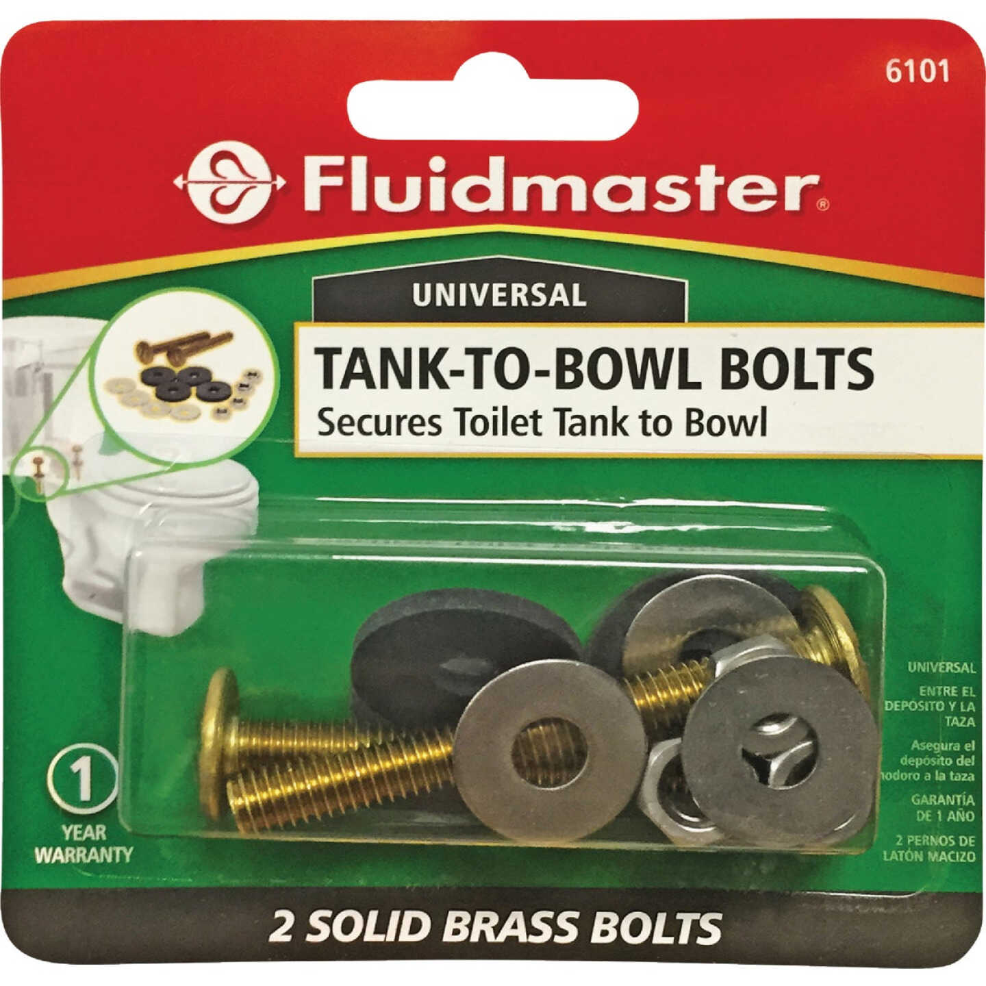 Fluidmaster Toilet Tank-to-Bowl Tank Bolts Kit (2-Pack) Image 4