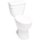 Common Goods Crest White Elongated 1.28 GPF HET Toilet Image 3