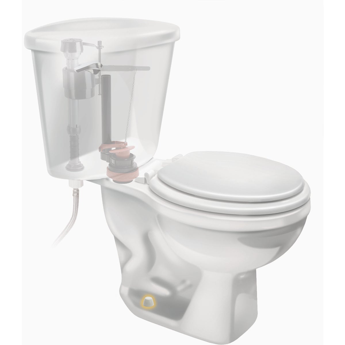 Fluidmaster White Plastic Snap-On Toilet Bolt Caps (2-Pack) Image 3