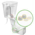 Fluidmaster White Plastic Snap-On Toilet Bolt Caps (2-Pack) Image 2