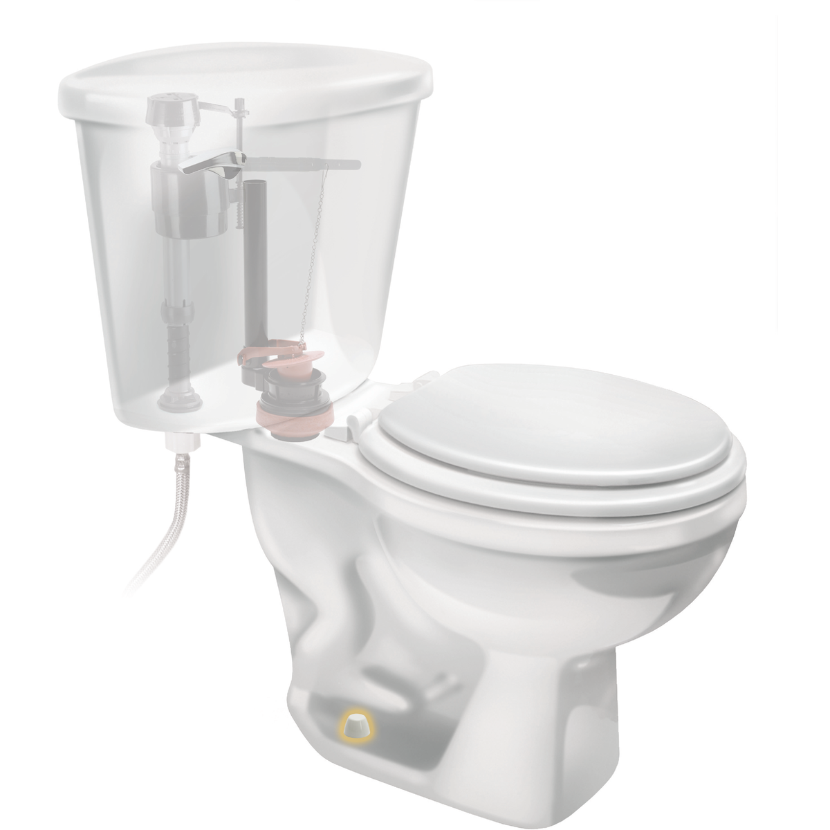 Fluidmaster White Plastic Snap-On Toilet Bolt Caps (2-Pack) Image 6