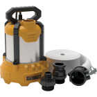 DEWALT 3/4 HP Cast Aluminum Submersible Utility Pump with Industrial Hose Kit Image 1