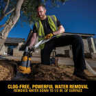 DEWALT 3/4 HP Cast Aluminum Submersible Utility Pump with Industrial Hose Kit Image 4