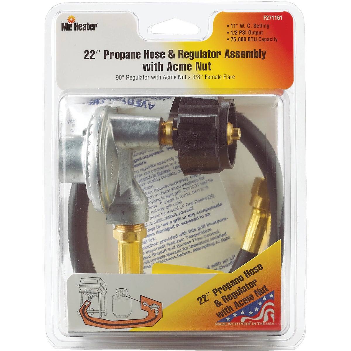 MR. HEATER 22 In. x 3/8 In. Female Hose & Regulator Kit Image 2