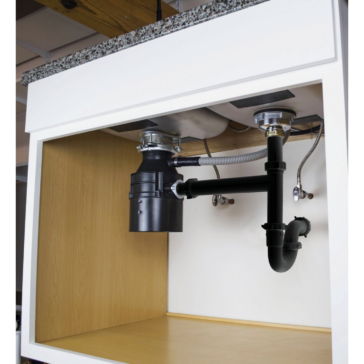 Keeney 1-1/2 In. Black Polypropylene Telescopic Disposer Drain Kit Image 2