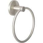 Home Impressions Triton Brushed Nickel Towel Ring Image 1