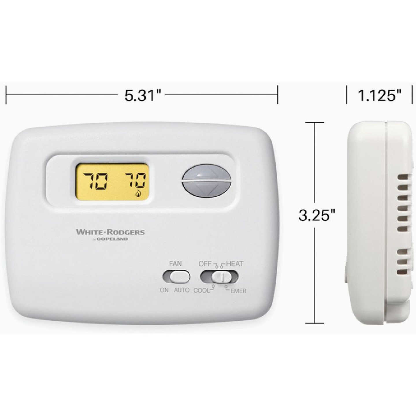 White-Rodgers Classic 70 Series 5-2 Day Programmable Thermostat Image 3