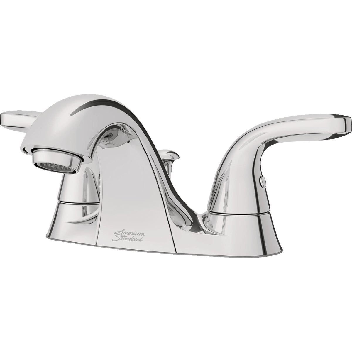 American Standard Cadet Chrome 2-Handle Lever 4 In. Centerset Bathroom Faucet with Pop-Up Image 3