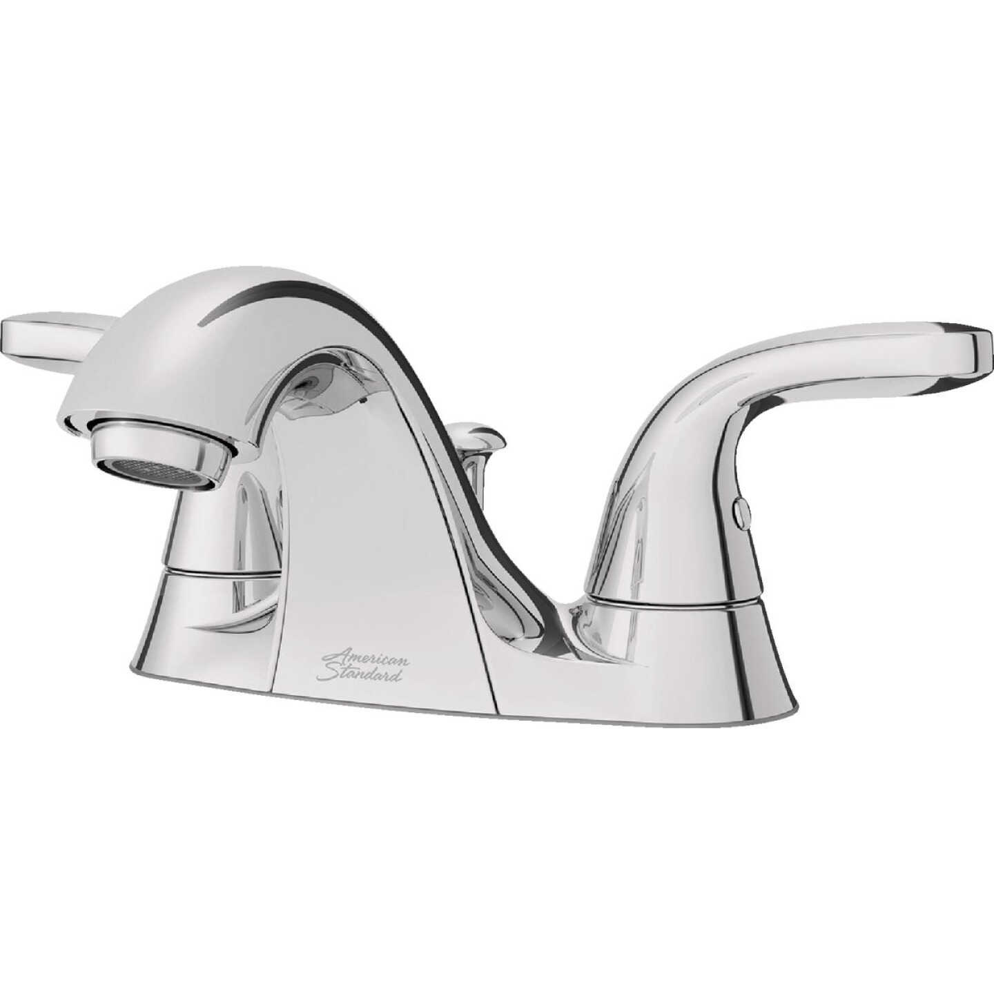 American Standard Cadet Chrome 2-Handle Lever 4 In. Centerset Bathroom Faucet with Pop-Up Image 3