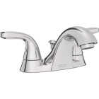 American Standard Cadet Chrome 2-Handle Lever 4 In. Centerset Bathroom Faucet with Pop-Up Image 1