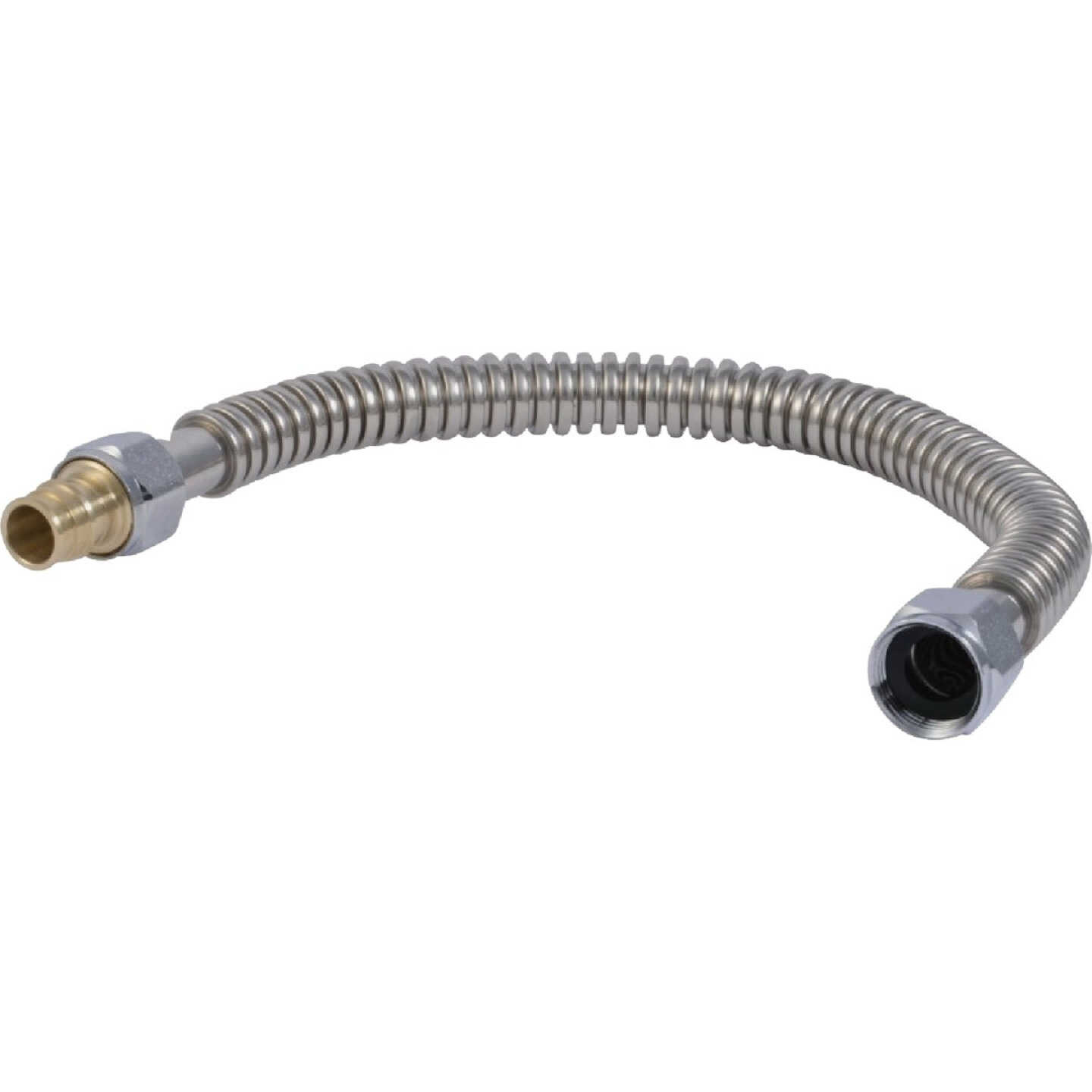 SharkBite 3/4 In. Compression x 3/4 In. FIP x 18 In. L Stainless Steel PEX-A Flexible Water Heater Connector Image 1