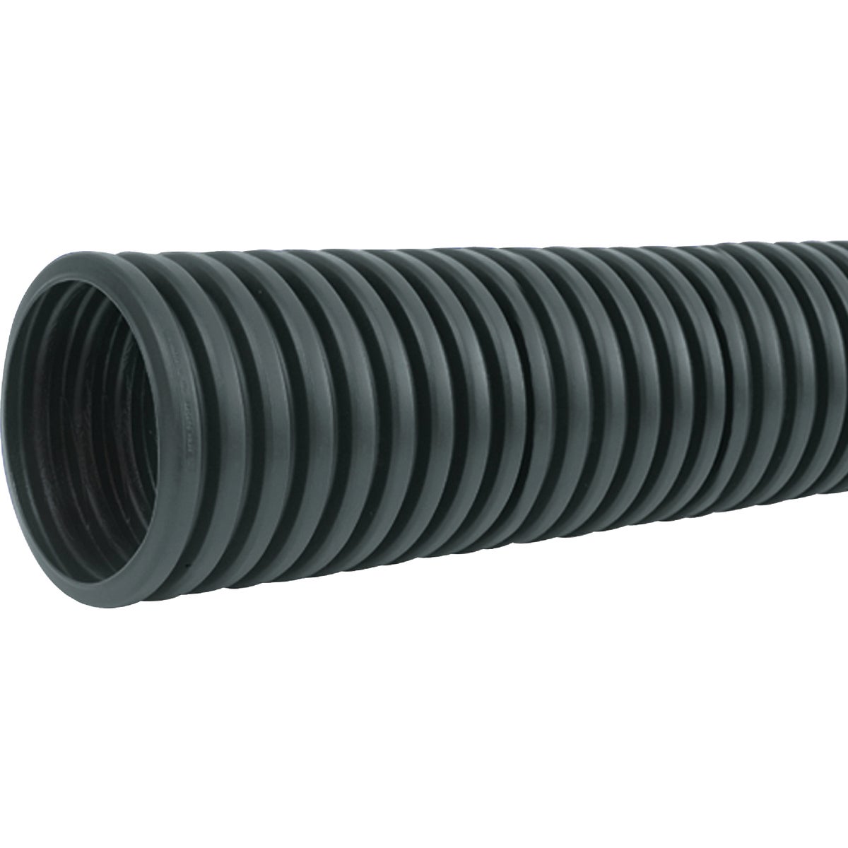 Advanced Drainage Systems 3 In. x 10 Ft. Polyethylene Corrugated Solid Pipe Spigot End