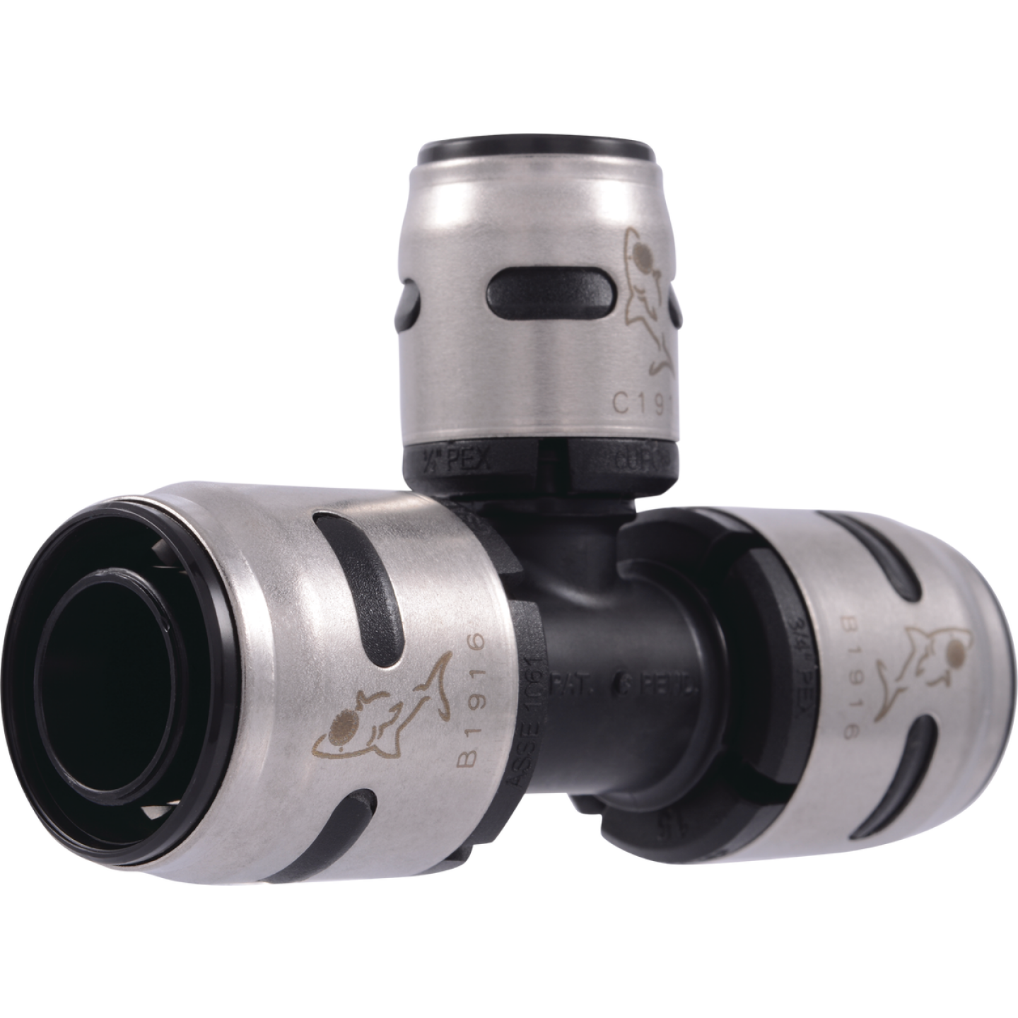 SharkBite EvoPex 3/4 In. x 3/4 In. x 1/2 In. Reducing Push-to-Connect Plastic Tee Image 1