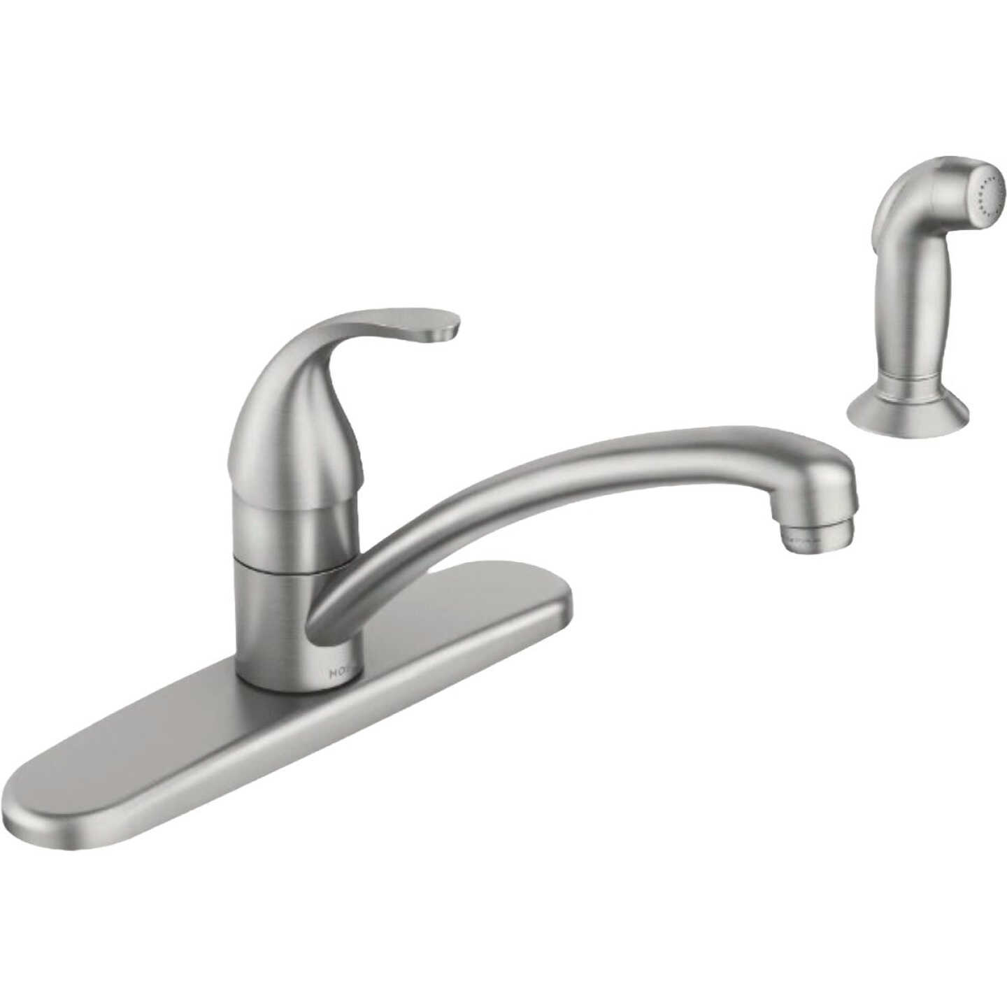 Moen Adler Stainless Steel Single-Handle High-Arc Kitchen Faucet Image 1