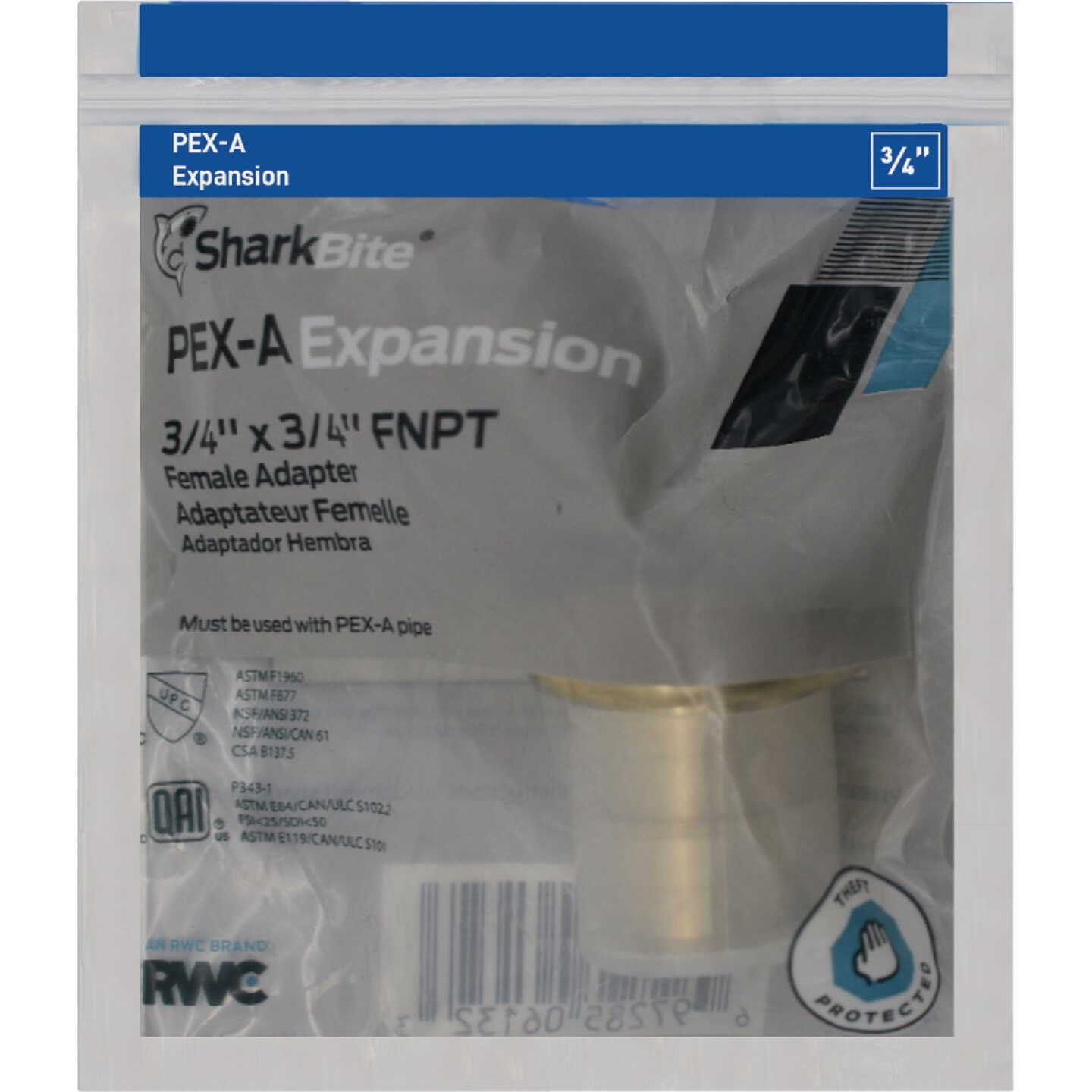 SharkBite 3/4 In. PEX-A x 3/4 In. FNPT Brass Adapter Image 2