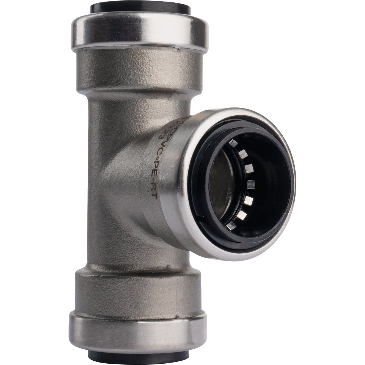 QuickFitting 3/4 In. x 3/4 In. x 3/4 In. Push-to-Connect Stainless Steel Tee Image 4