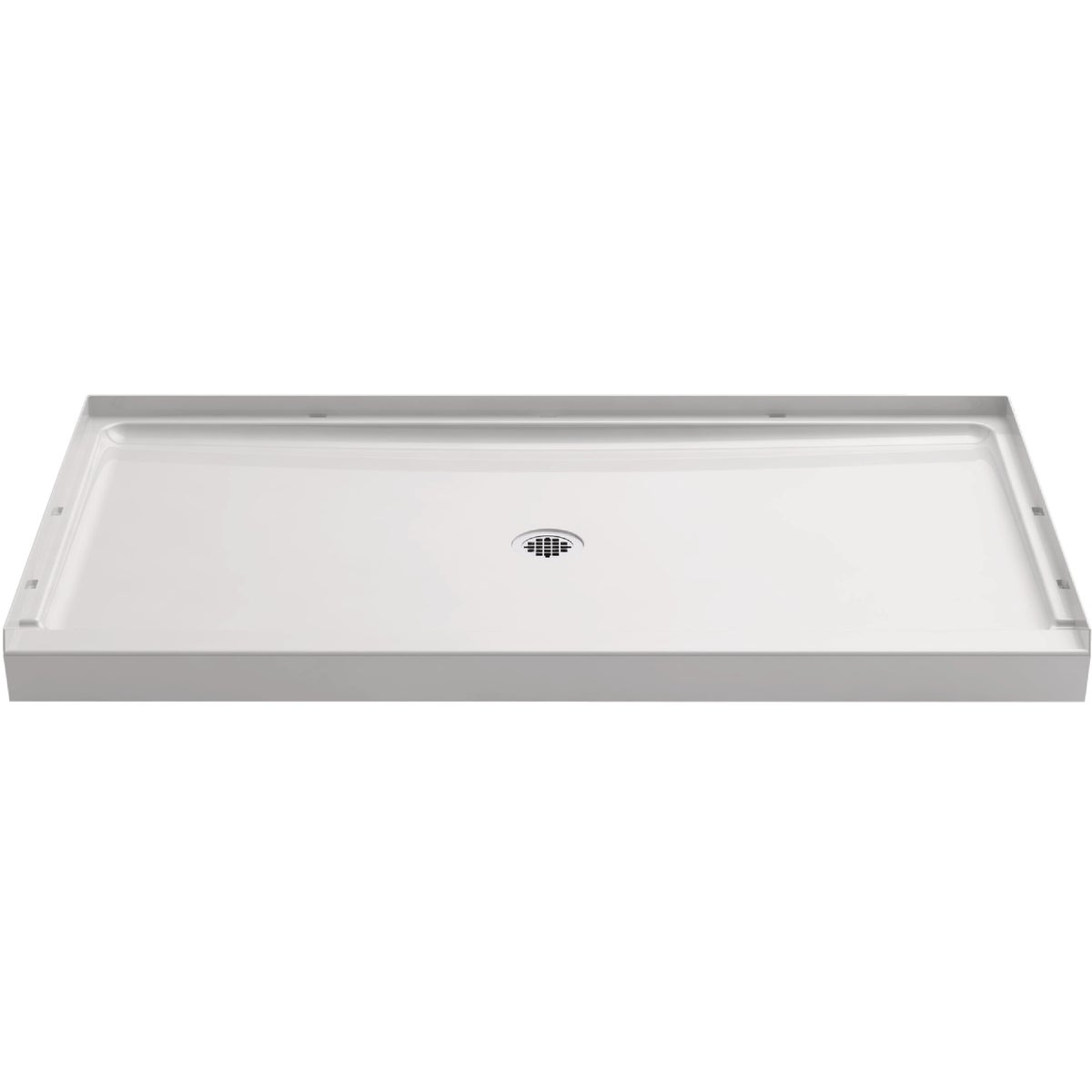 Sterling GUARD+ 36 In. W x 34 In. D Center Drain Shower Pan, White