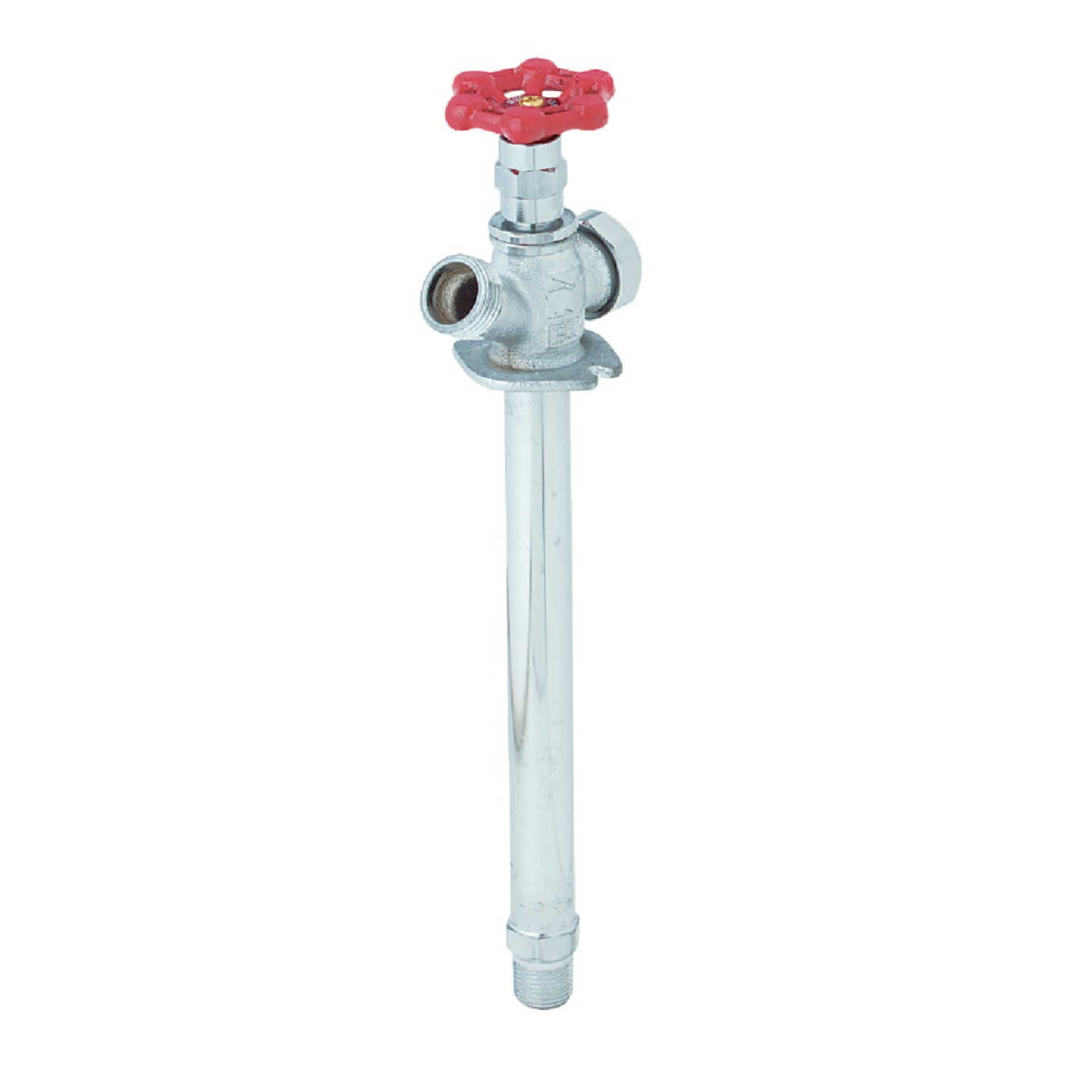 ProLine Chrome Plated Brass 1/2 In. MIP x 3/4 In. MHT Anti-Siphon 8 In. Frost Free Sillcock Image 1