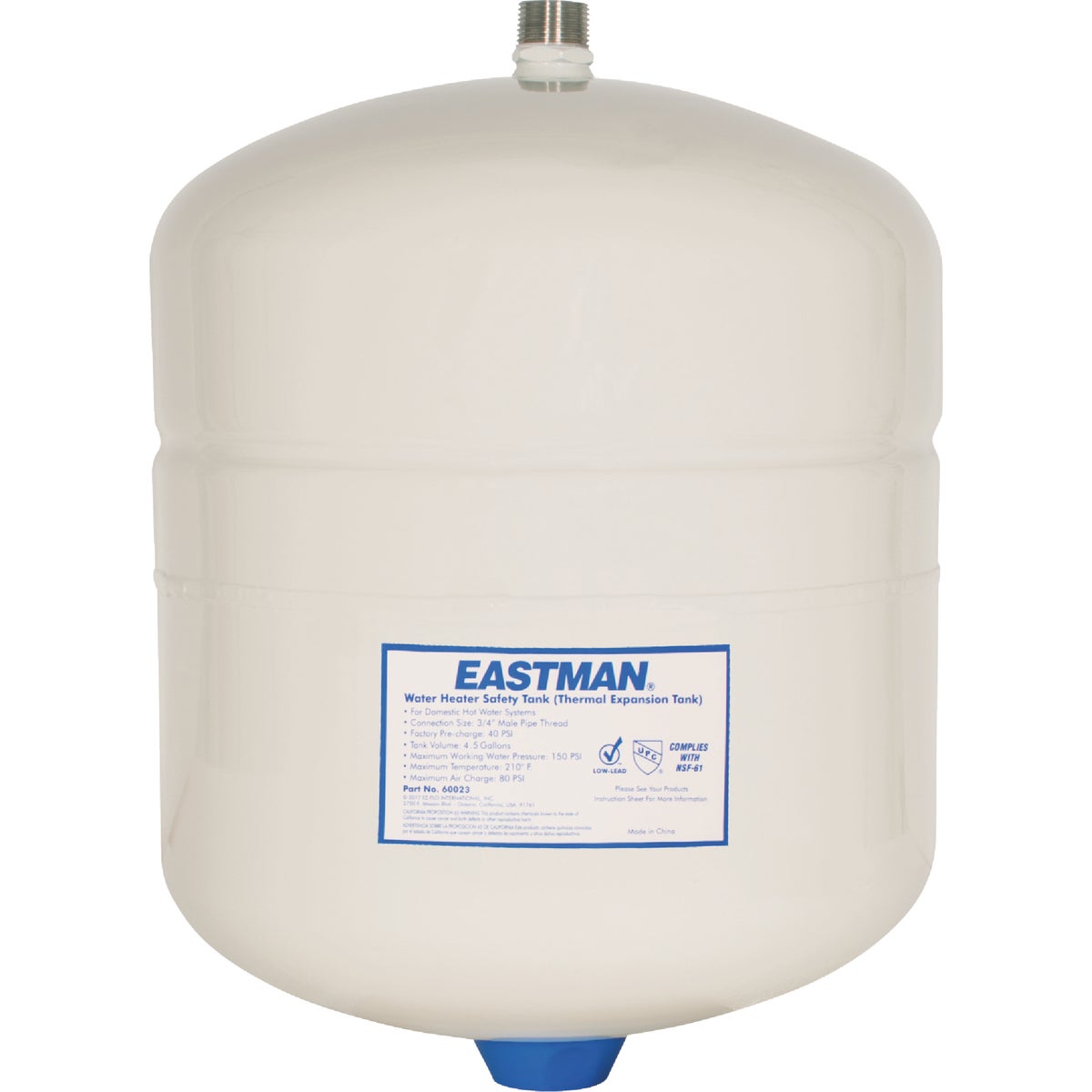 Eastman 4.5 Gal. Water Heater Expansion Tank