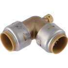 SharkBite 3/4 In x 3/4 In. 90 Deg. Push-to-Connect Brass Elbow with Drain Image 1