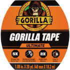 Gorilla 1.88 In. x 20 Yd. Ultimate Tape, Black Image 1