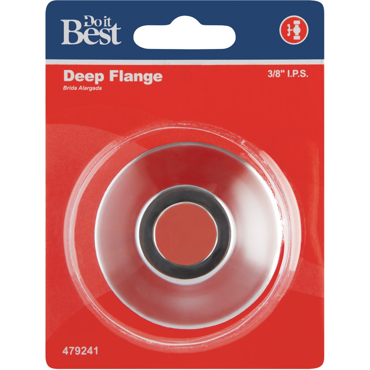Do it Best 3/8 In. IPS Chrome Plated Metal Bell Flange Image 2