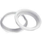 Do it Best 1-1/4 In. x 1-1/2 In. Clear Poly Slip Joint Washer (2-Pack) Image 1