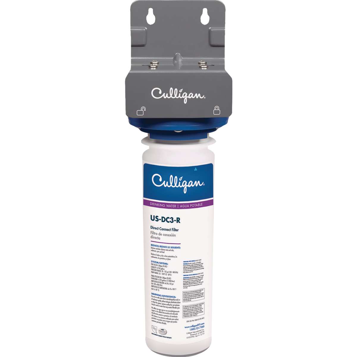 Culligan US-DC-3 Direct Connect Under-Sink Water Filter