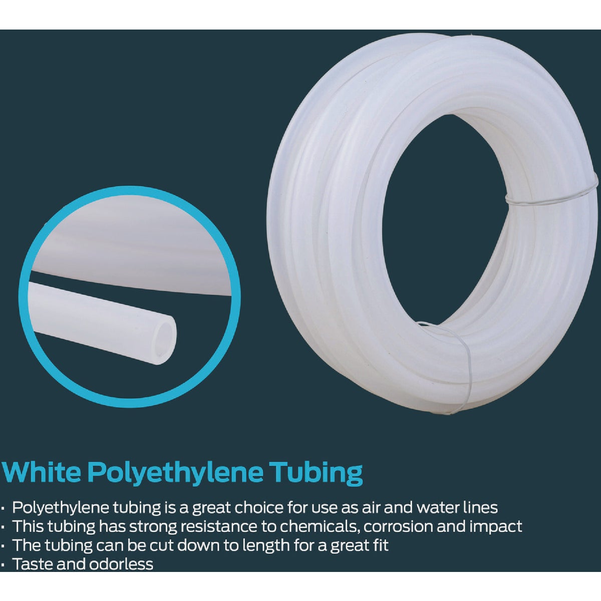 EZ-Flo 1/16 In. ID x 1/4 In. OD x 25 Ft. L. Polyethylene Tubing Image 3