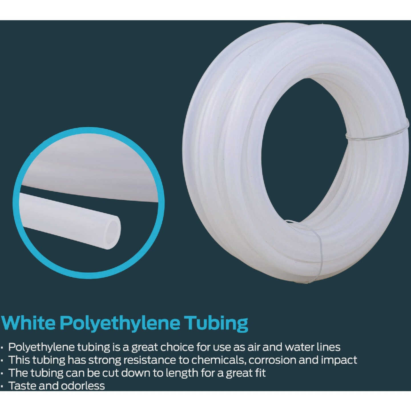 EZ-Flo 1/16 In. ID x 1/4 In. OD x 25 Ft. L. Polyethylene Tubing Image 3