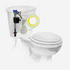 Fluidmaster Standard Replacement Flush Valve Seal Kohler and American Standard Image 3