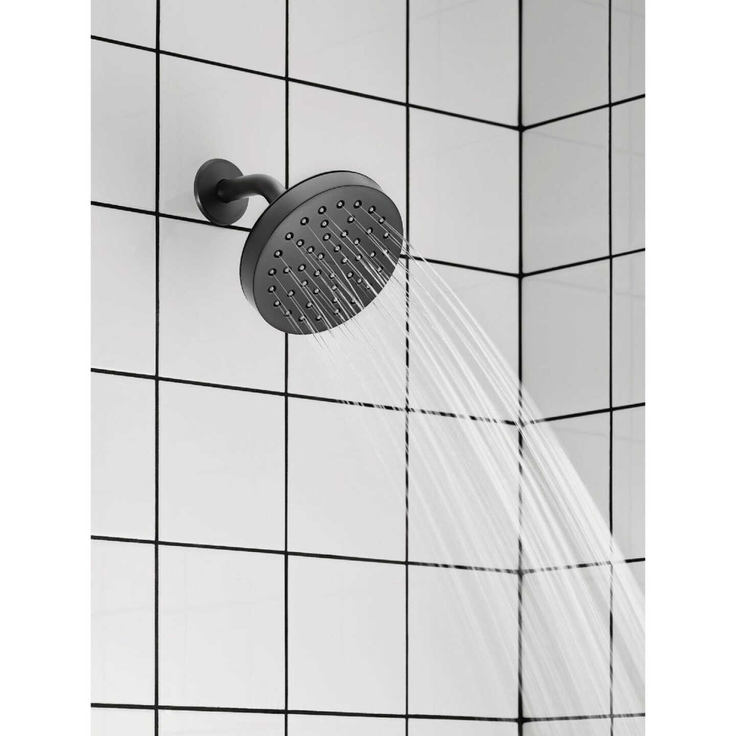 Moen Rinza Posi-Temp 1-Handle Lever Tub & Shower Faucet, Matte Black Image 3