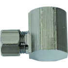 Plumb Pak 1/2 In. FPT x 3/8 In. Chrome Plated OD Brass Compression Angle Connector Image 1
