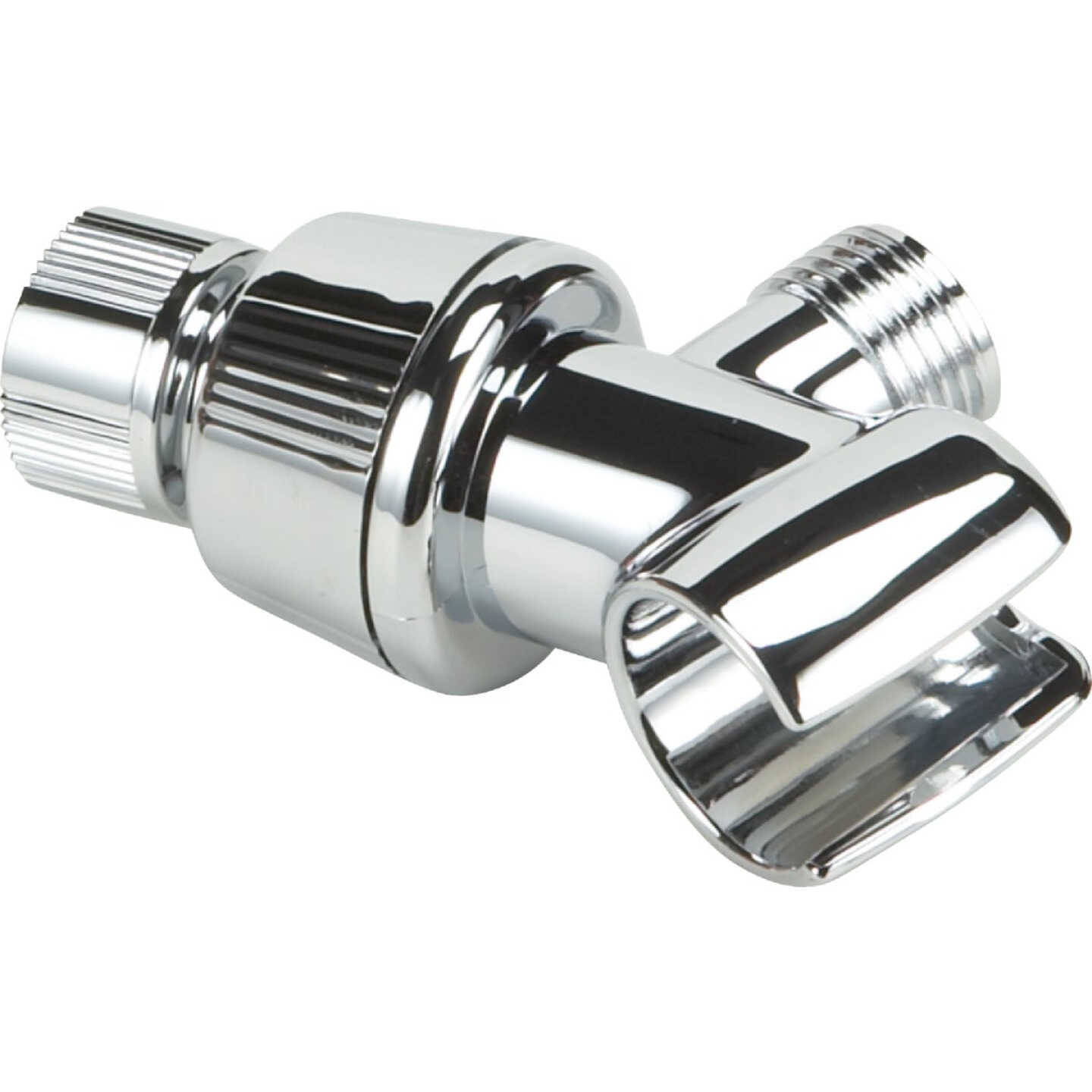 Home Impressions Chrome-Plated Plastic Shower Bracket Image 1