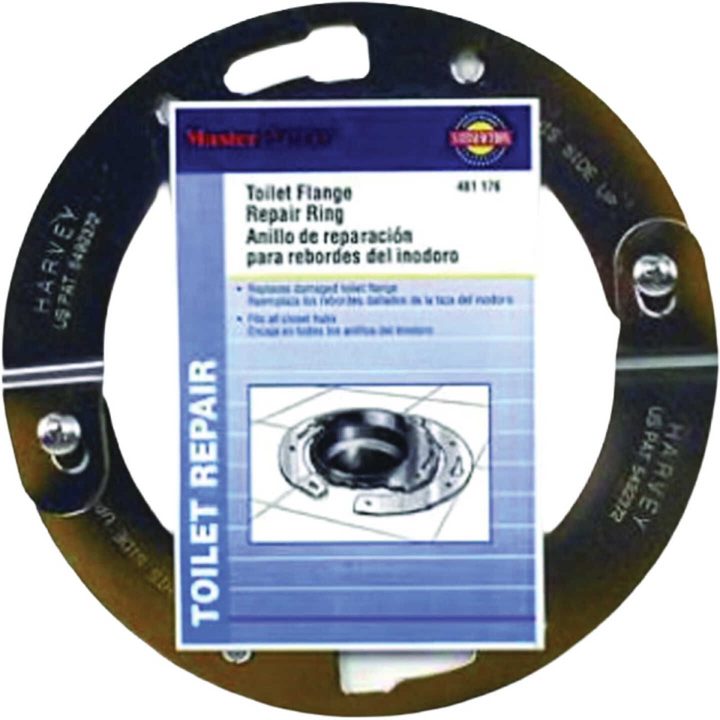 Master Plumber Stainless Steel Toilet Flange Repair Ring Image 1