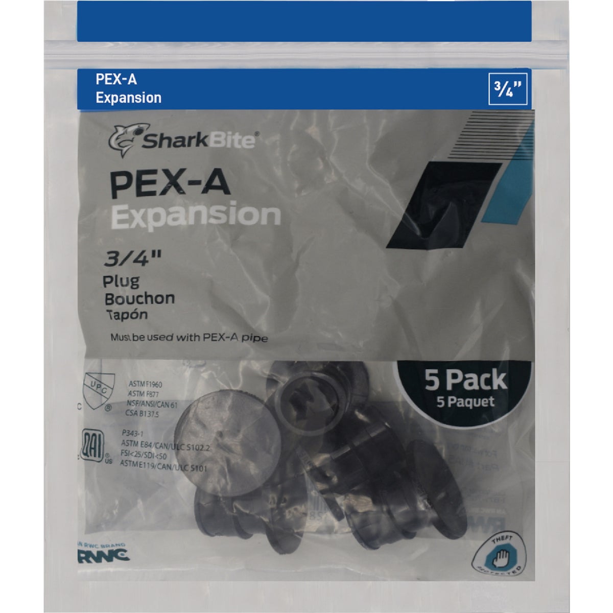 SharkBite 3/4 In. Poly PEX-A Plug (5-Pack) Image 2