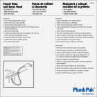 Plumb Pak 48 In. Black Replacement Sprayer & Hose Assembly Image 2