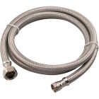 Do it Best 3/8 In. C X 1/2 In. F X 60 In. L. Braided Stainless Steel Faucet Supply Line Image 1