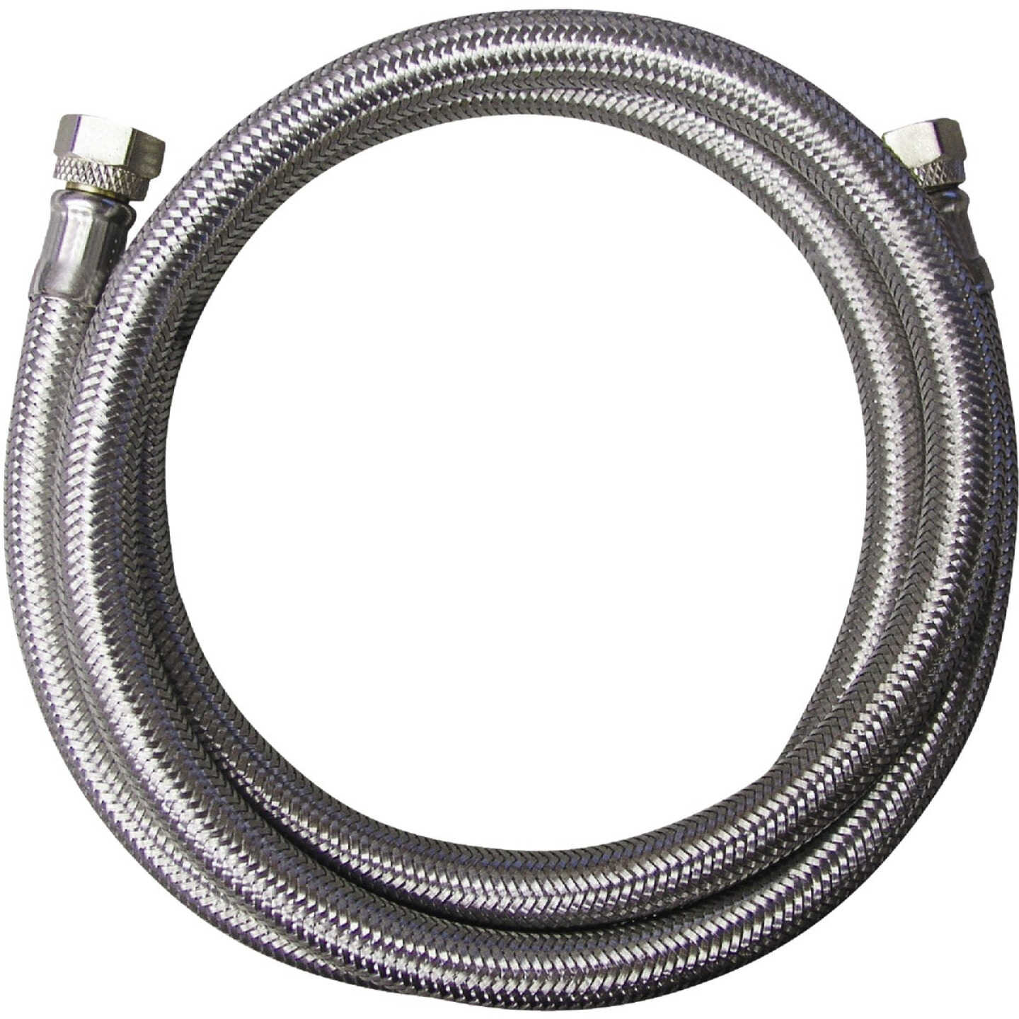 Do it Best 3/8 In. C x 3/8 In. C x 30 In. L. Braided Stainless Steel Faucet Supply Line Image 1