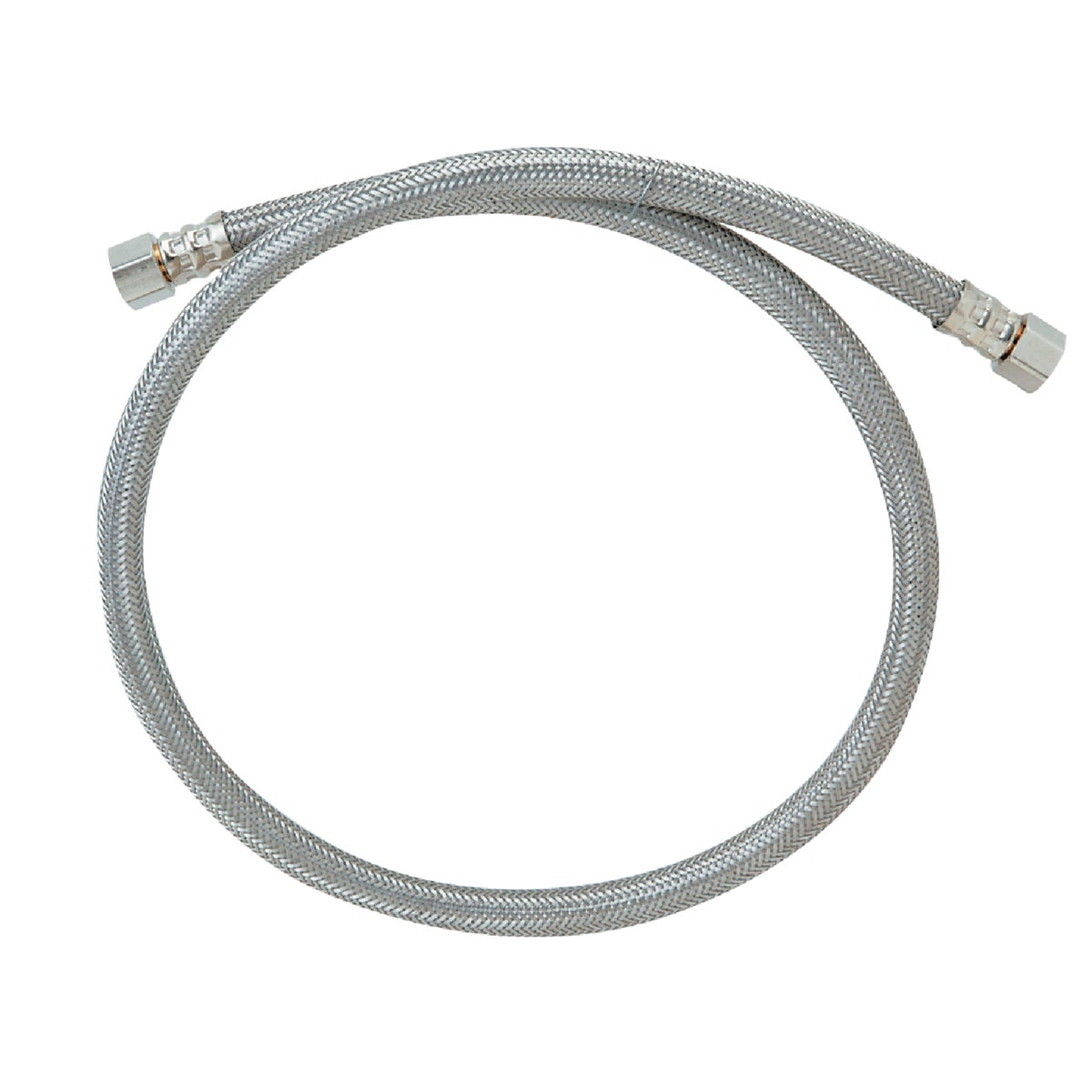 Do it Best 3/8 In. C x 3/8 In. C x 36 In. L. Braided Stainless Steel Faucet Supply Line