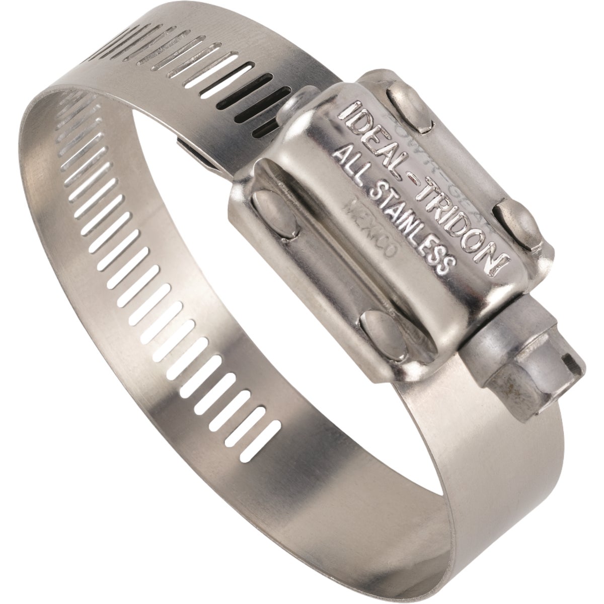 Ideal 2-1/8 In. x 4-1/8 In. Heavy-Duty Stainless Steel Hose Clamp (10-Pack)